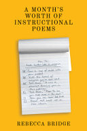 A Month's Worth of Instructional Poems