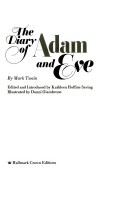 The diary of Adam and Eve