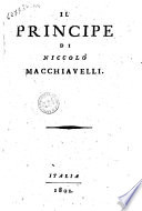 Il Principe di Niccol Macchiavelli