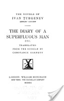 The Diary of a Superfluous Man, Etc