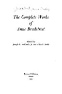 The Complete Works of Anne Bradstreet