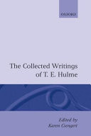 The Collected Writings of T.E. Hulme