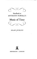 Handbook to Anthony Powell's Music of time