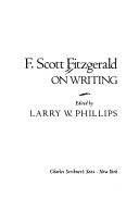 F. Scott Fitzgerald on writing