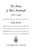 The Poetry of Boris Pasternak, 1917-1959