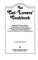 The Cat-lovers' Cookbook