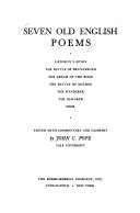Seven Old English Poems