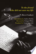 To the Friend Who Did Not Save My Life