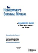 The Homeowner's survival manual