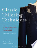 Classic Tailoring Techniques for Menswear