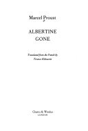 Albertine Gone