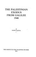 The Palestinian Exodus from Galilee, 1948