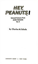 Hey, Peanuts!