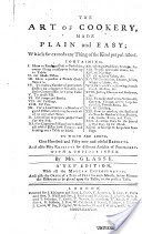 The Art of Cookery, Made Plain and Easy