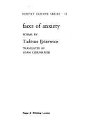 Faces of anxiety