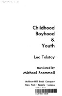 Childhood boyhood & Youth 