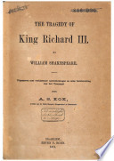 The Tragedy of King Richard III