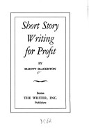 Short story writing for profit