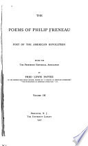 The Poems of Philip Freneau: The period ofeditorship 1790-1797