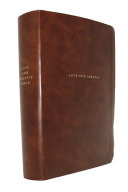 NET, Love God Greatly Bible, Leathersoft, Brown, Comfort Print