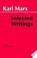 Marx: Selected Writings