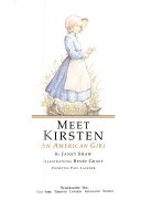 Meet Kirsten, an American girl