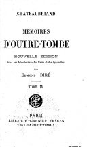 Memoires D'outre-tombe