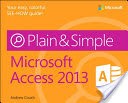 Microsoft Access 2013 Plain & Simple