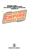 Stan Lee presents the Marvel Comics illustrated version of star wars: the empire strikes back
