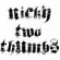 NickyTwoThumbs