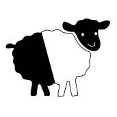 Black and White Sheep